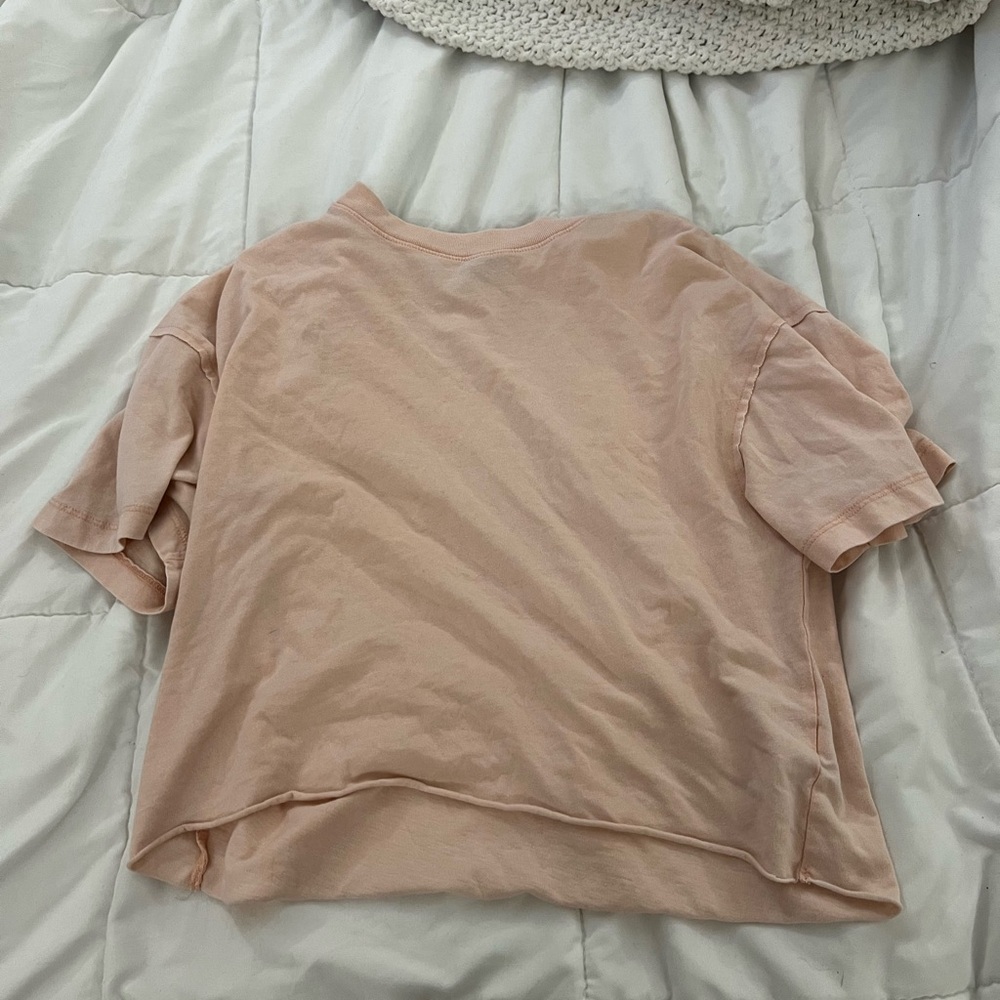 Wild Fable Pink Boxy Short Sleeve Tee